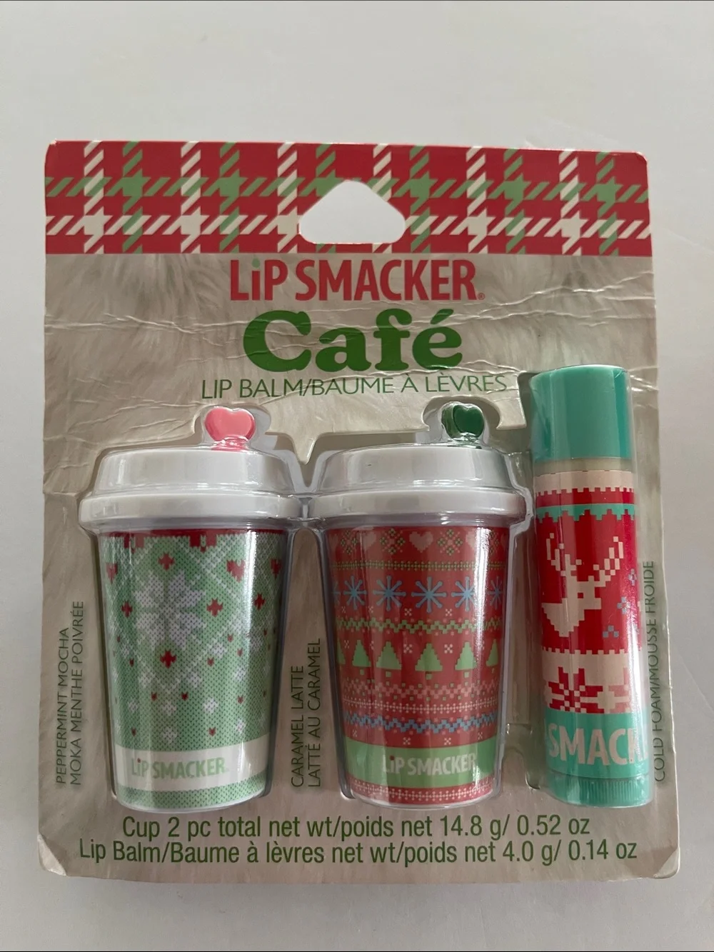 Lip‎ Smacker Café Lip Balm Holiday Trio NEW
